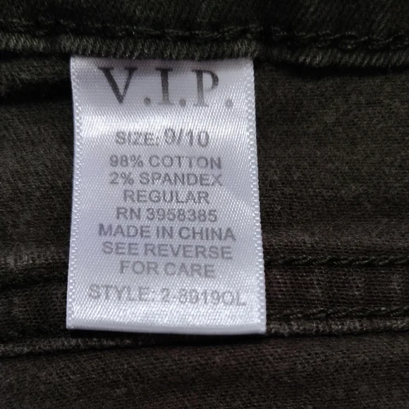VIP Olive Skinny Jeans - Picture 2 of 4